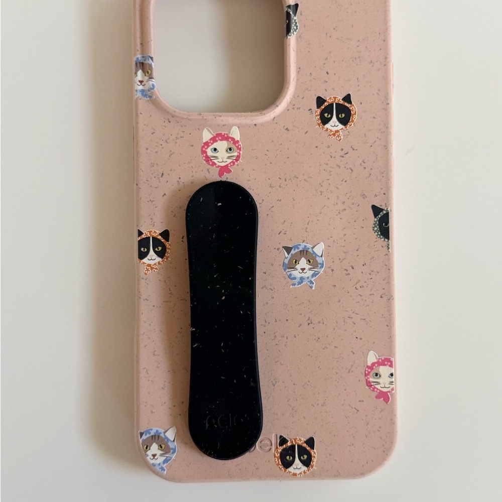 Pela Cat Print iPhone 16 pro case